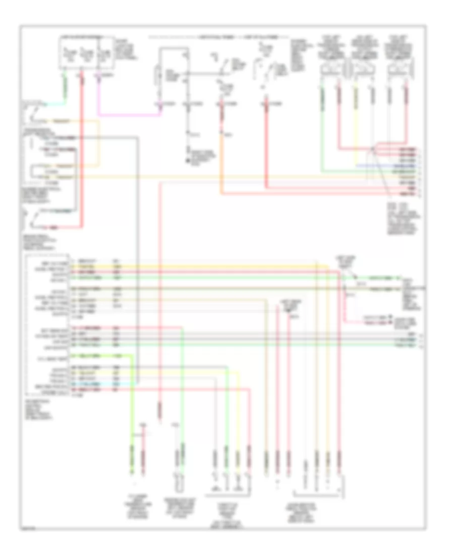A T Wiring Diagram 1 of 2 for Ford Mustang 2005