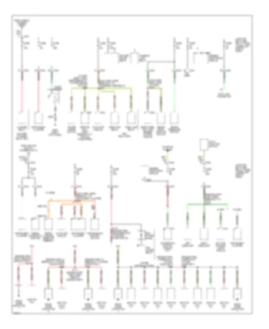 Power Distribution Wiring Diagram 3 of 4 for Ford Pickup F150 1998