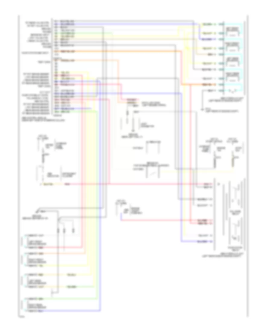 Anti-lock Brake Wiring Diagrams for Ford Probe 1994