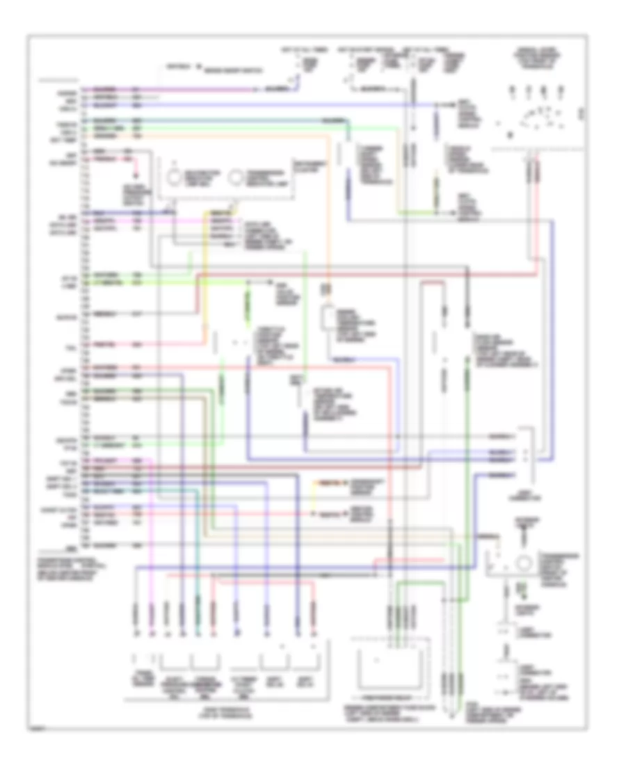 2 0L Transmission Wiring Diagram for Ford Probe 1994