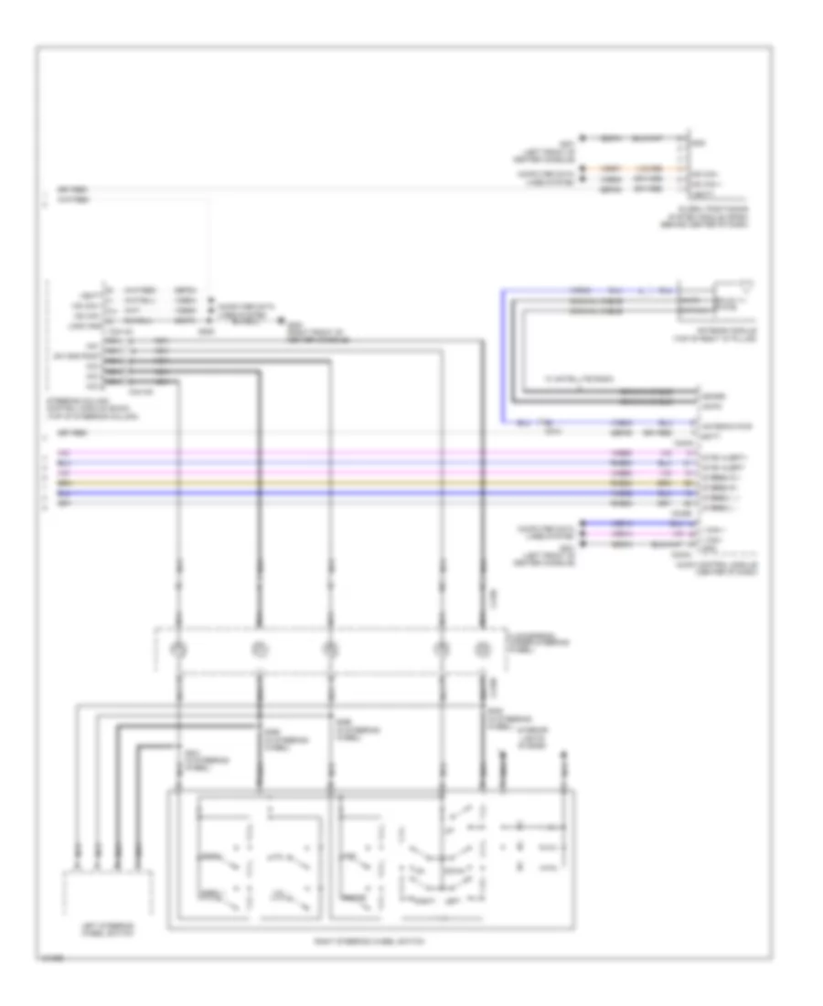 SYNC Radio Wiring Diagram, with SYNC GEN 1 (2 of 2) for Ford Flex SE 2014