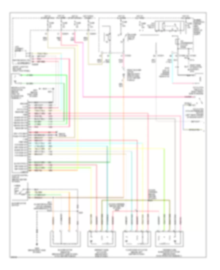4.6L, Manual AC Wiring Diagram (1 of 2) for Ford Mustang 2009