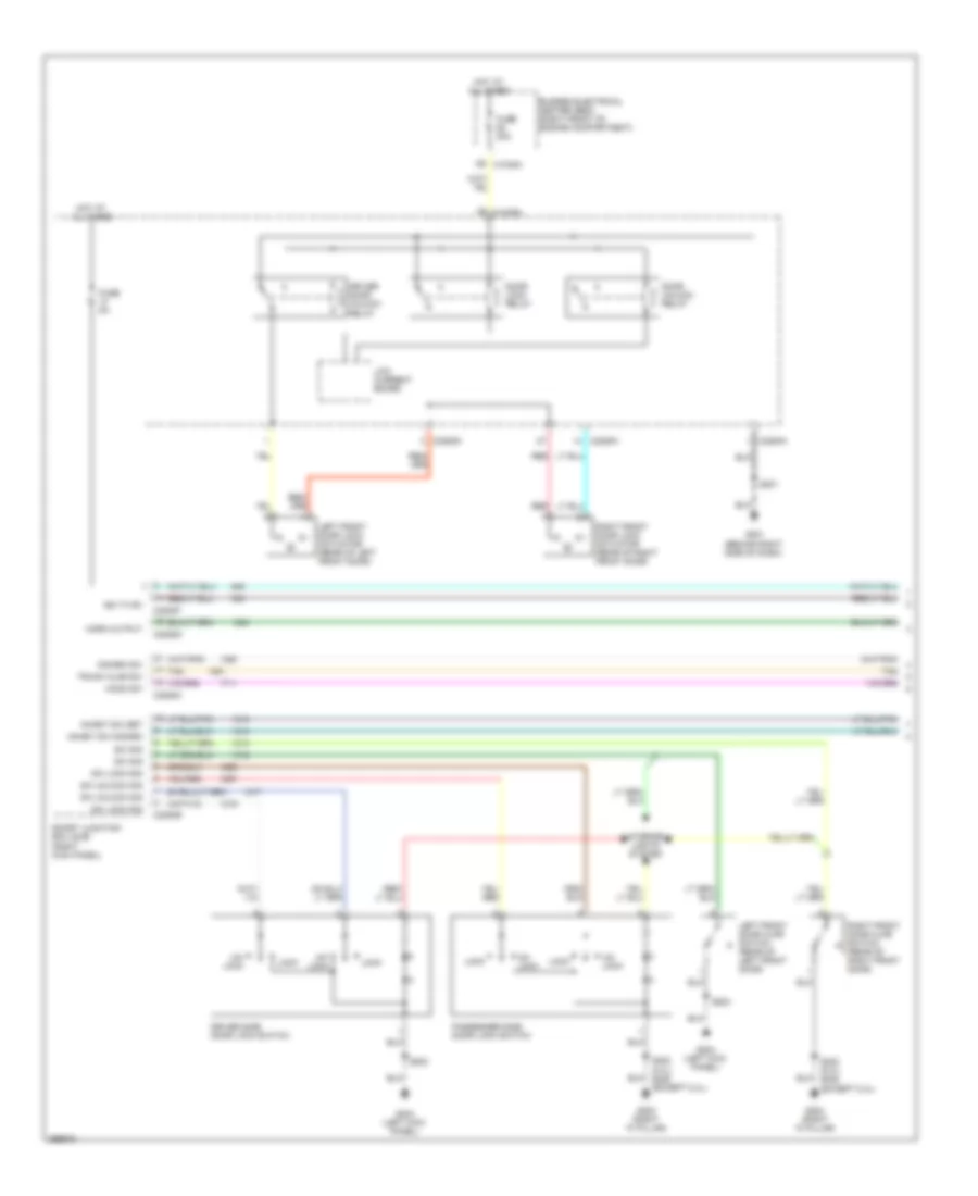 Forced Entry Wiring Diagram 1 of 2 for Ford Mustang 2009