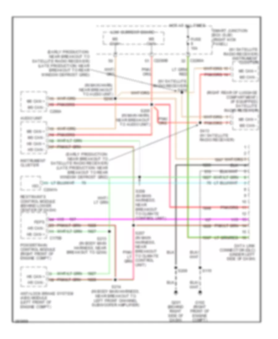 Computer Data Lines Wiring Diagram for Ford Mustang 2009