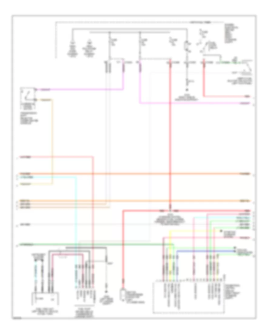4.0L, Engine Performance Wiring Diagram (2 of 5) for Ford Mustang 2009