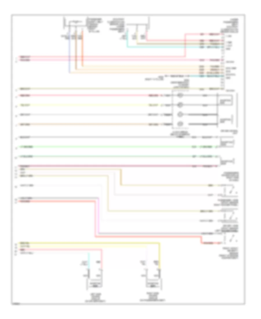 Supplemental Restraints Wiring Diagram 2 of 2 for Ford Mustang 2009