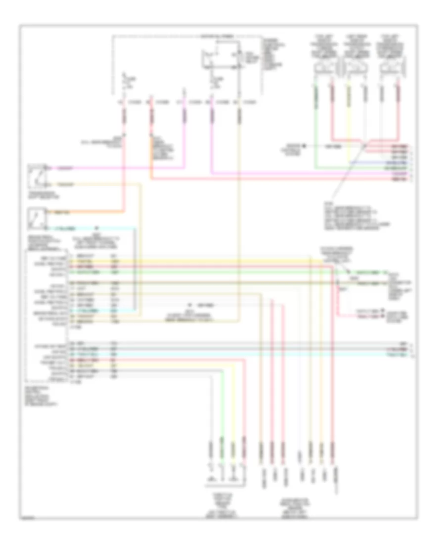 Transmission Wiring Diagram 1 of 2 for Ford Mustang 2009