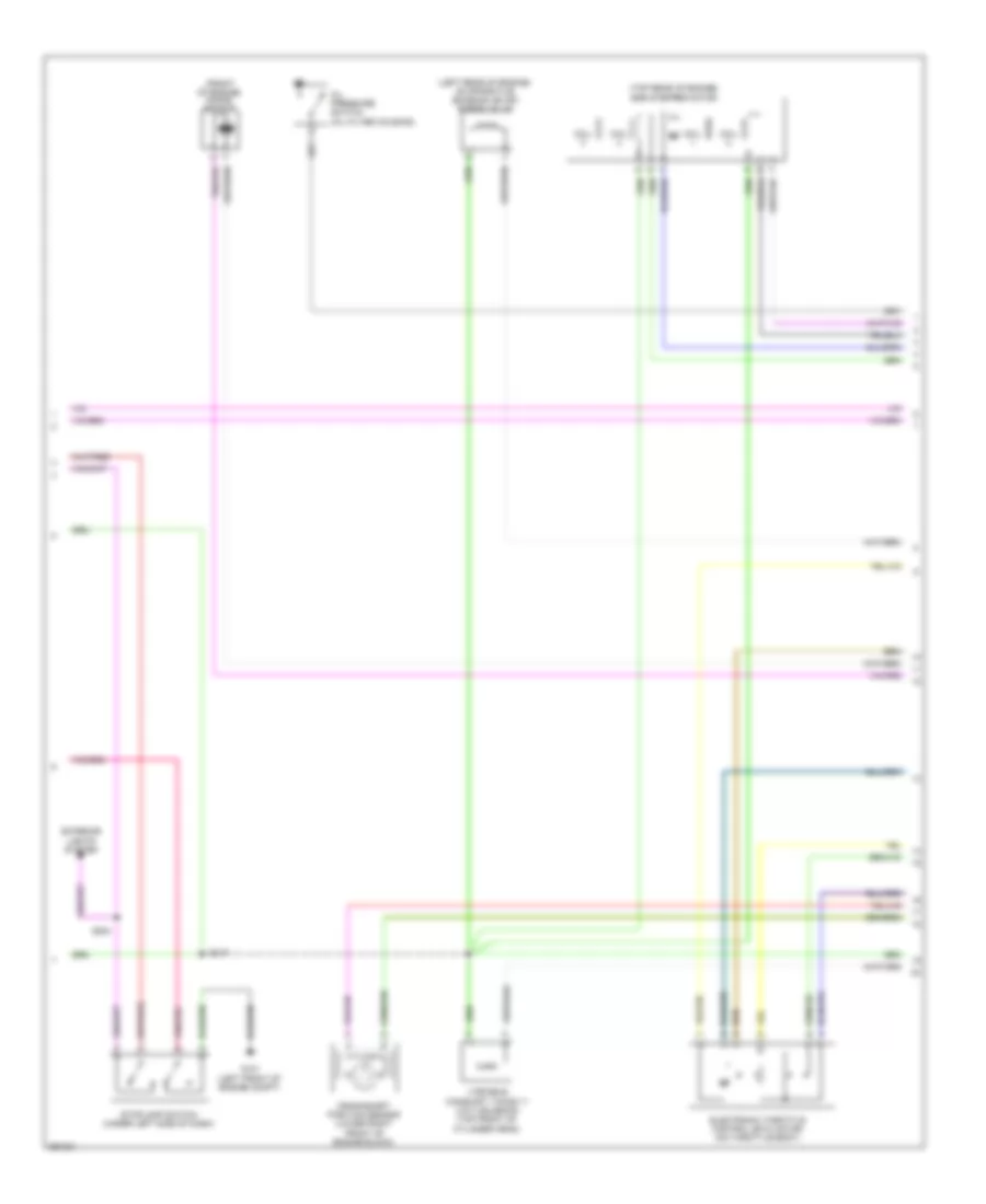 2.5L, Engine Performance Wiring Diagram (4 of 5) for Ford Fusion Hybrid SE 2013