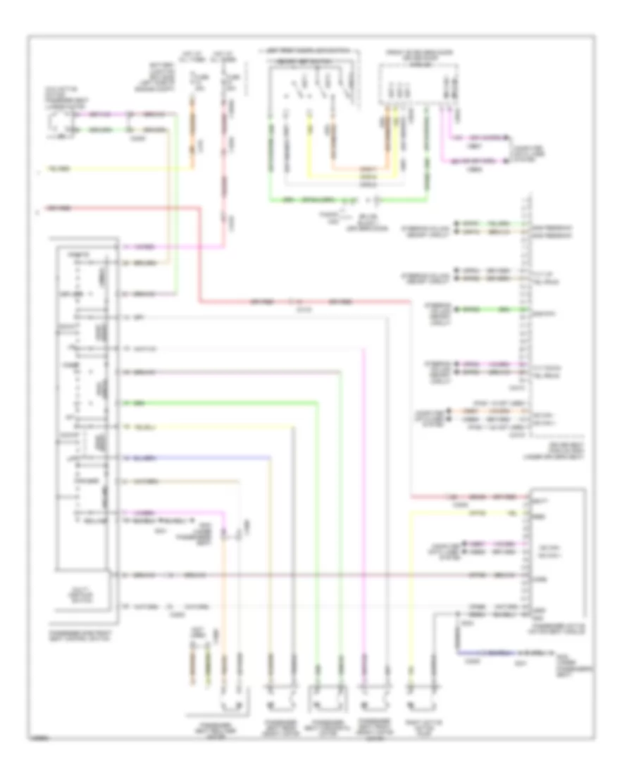 Memory Seat Wiring Diagram, Hybrid (2 of 2) for Ford Fusion Hybrid SE 2013