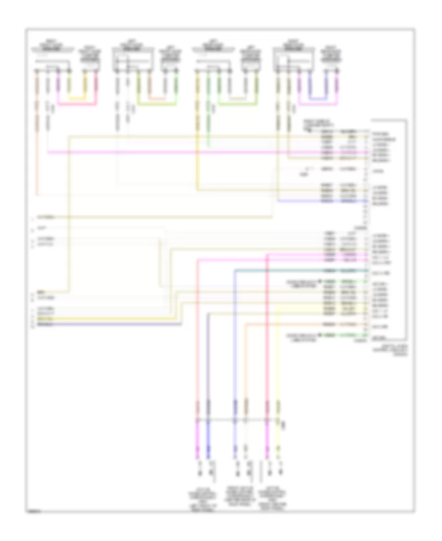 Navigation Wiring Diagram, without Sony (3 of 3) for Ford Fusion Hybrid SE 2013
