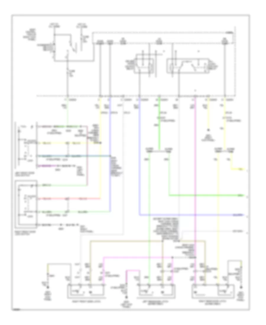 Forced Entry Wiring Diagram 1 of 2 for Ford Pickup F150 2012