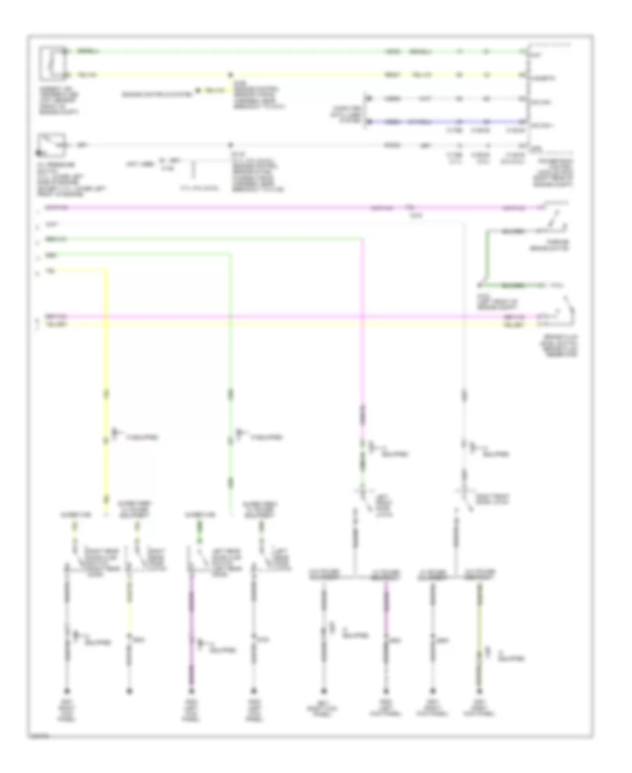 Instrument Cluster Wiring Diagram (2 of 2) for Ford Pickup F150 2012