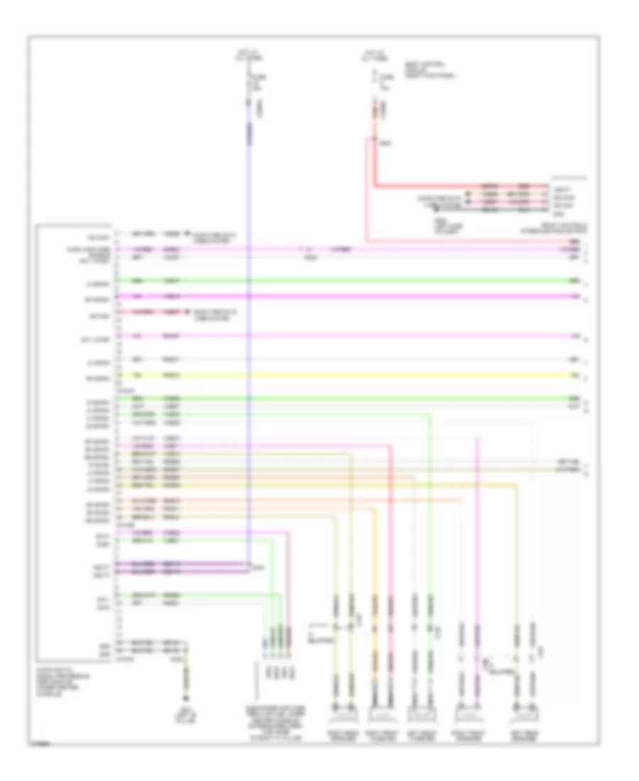 Navigation Wiring Diagram 1 of 3 for Ford Pickup F150 2012