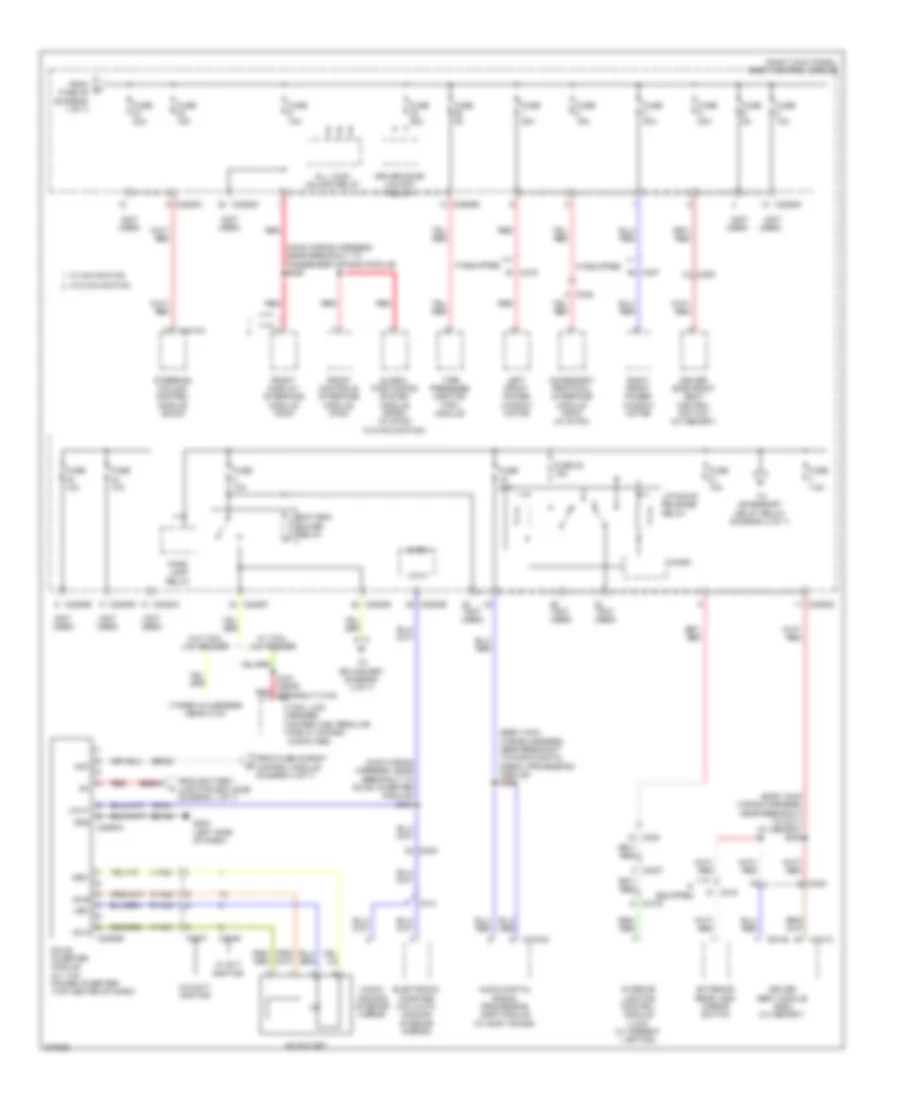 Power Distribution Wiring Diagram (3 of 7) for Ford Pickup F150 2012