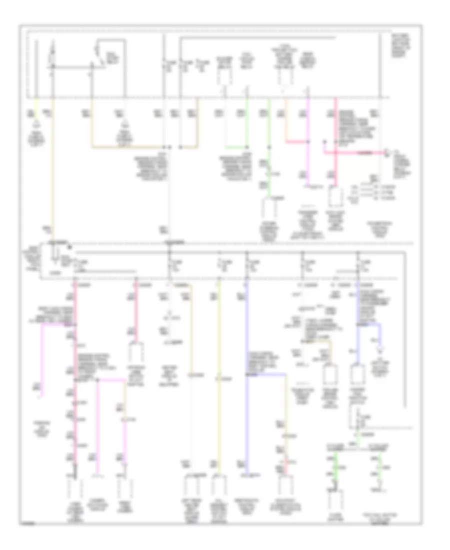 Power Distribution Wiring Diagram (6 of 7) for Ford Pickup F150 2012