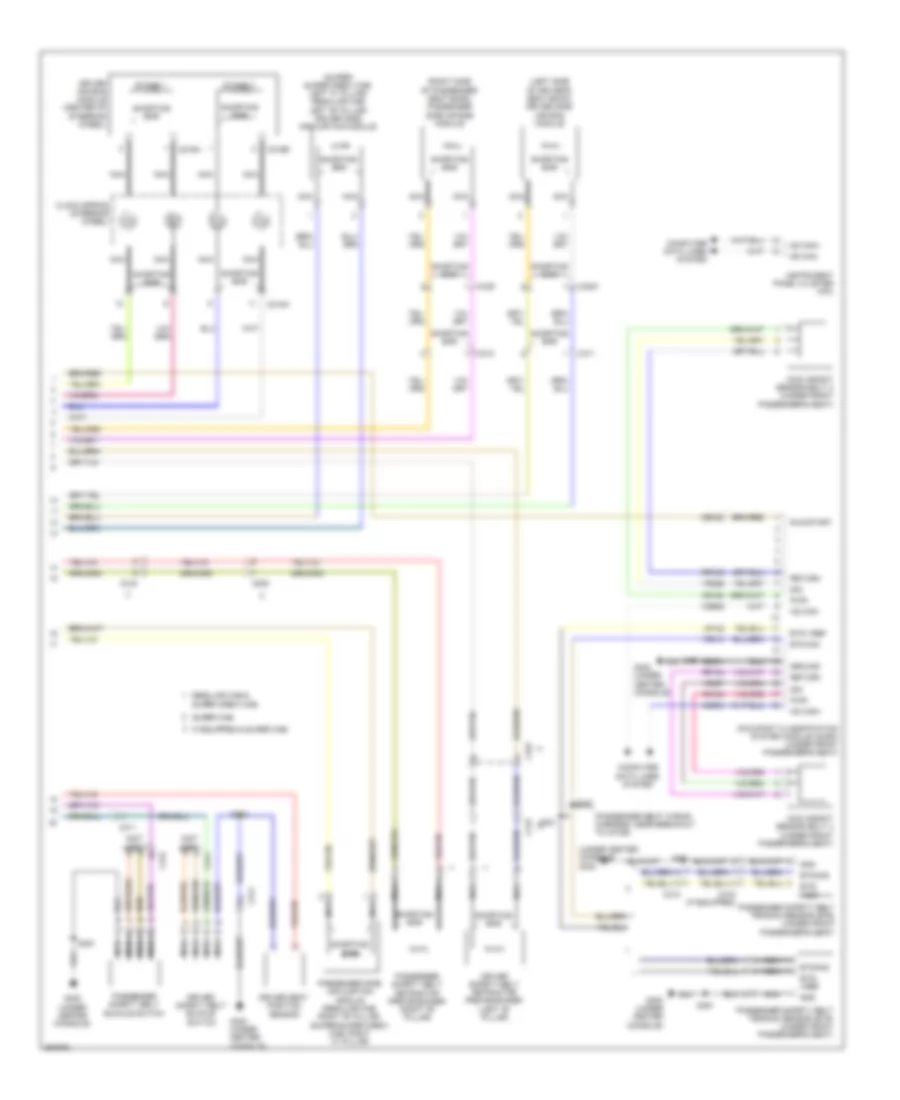 Supplemental Restraints Wiring Diagram 2 of 2 for Ford Pickup F150 2012