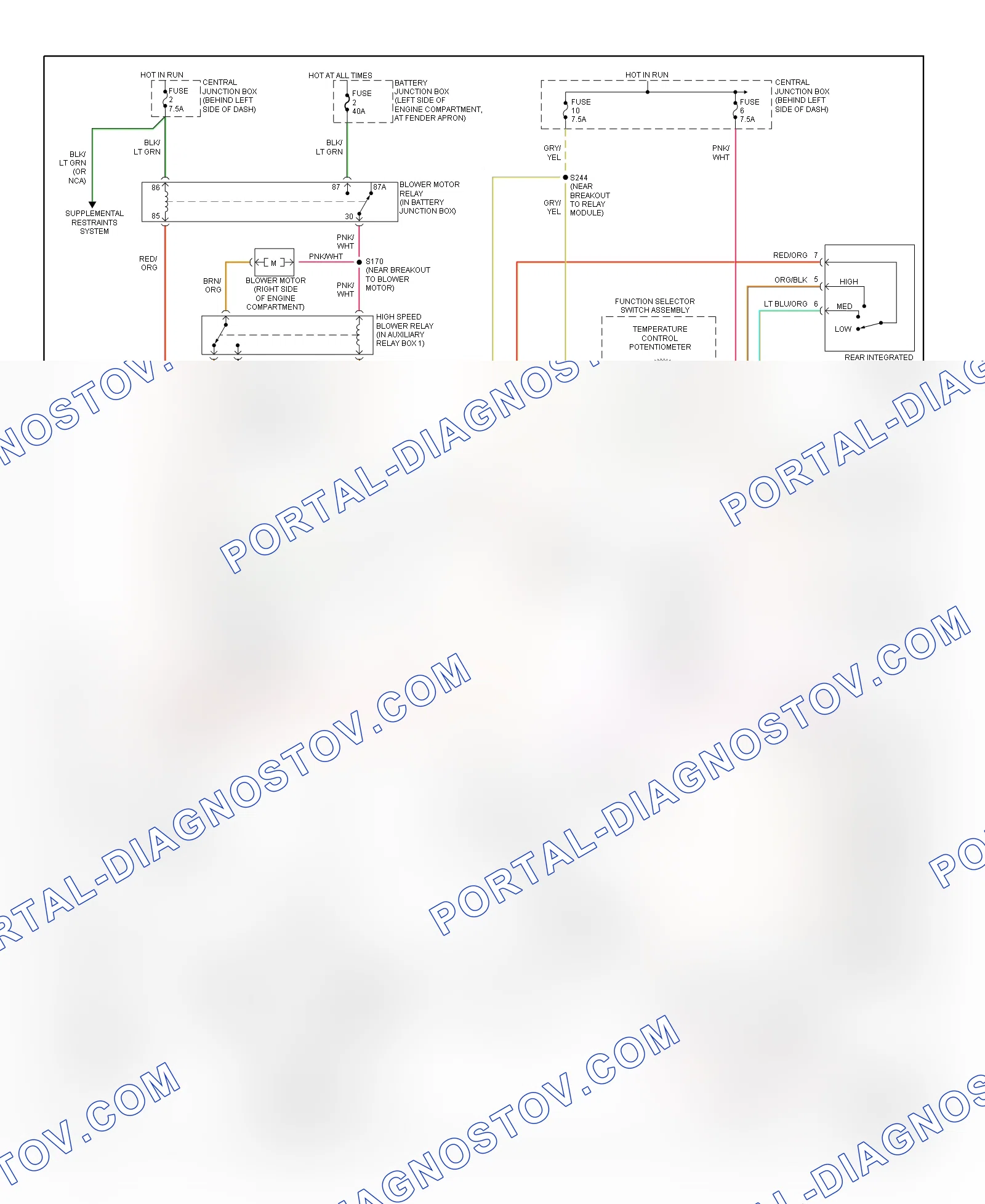 thumbnail image 2 of 2000 Ford Explorer & Mercury Mountaineer – Complete Wiring Diagrams Schematics (BISHKO Manual) 2 of 3