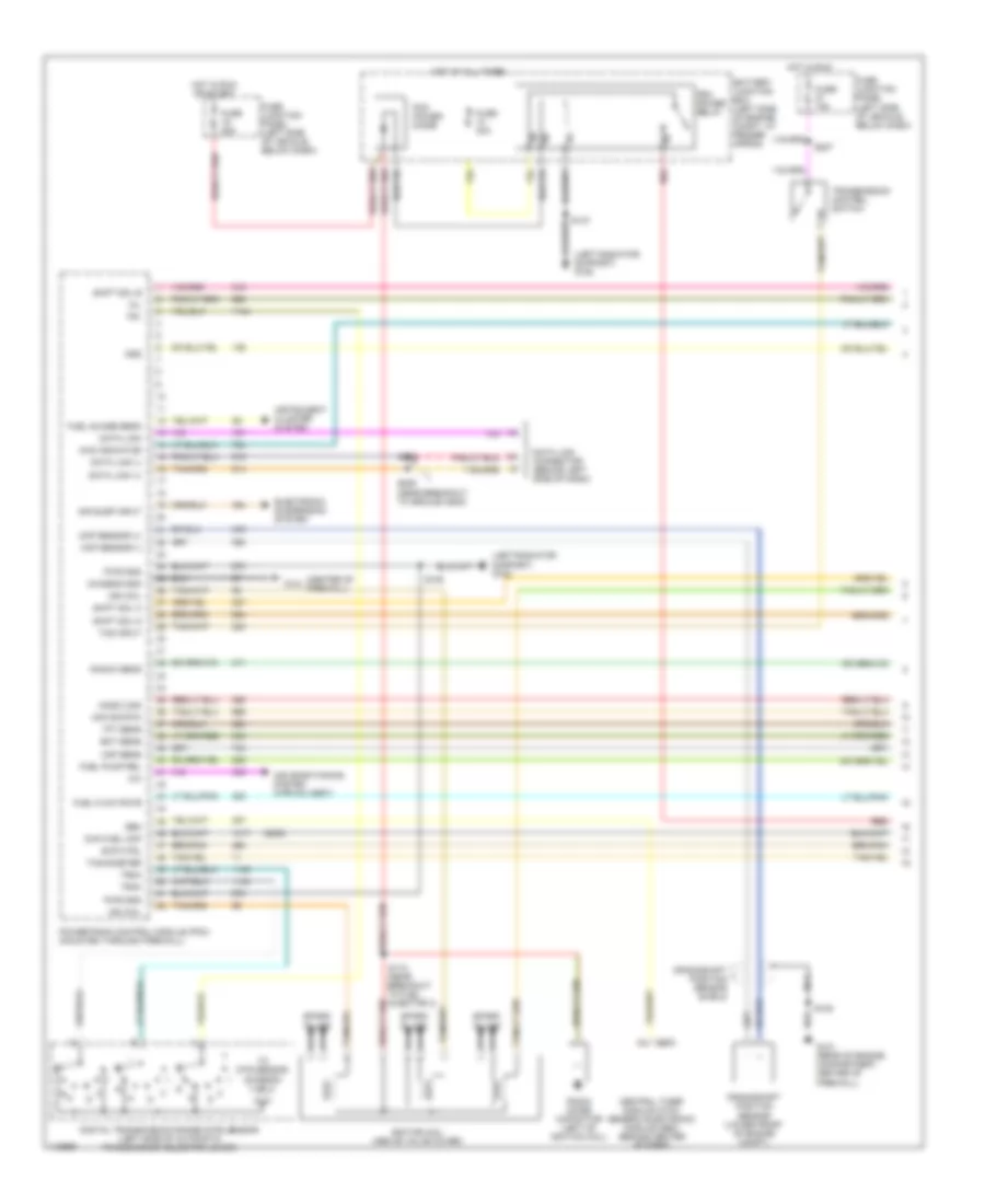 4.0L SOHC, Engine Performance Wiring Diagrams (1 of 4) for Ford Explorer 2000