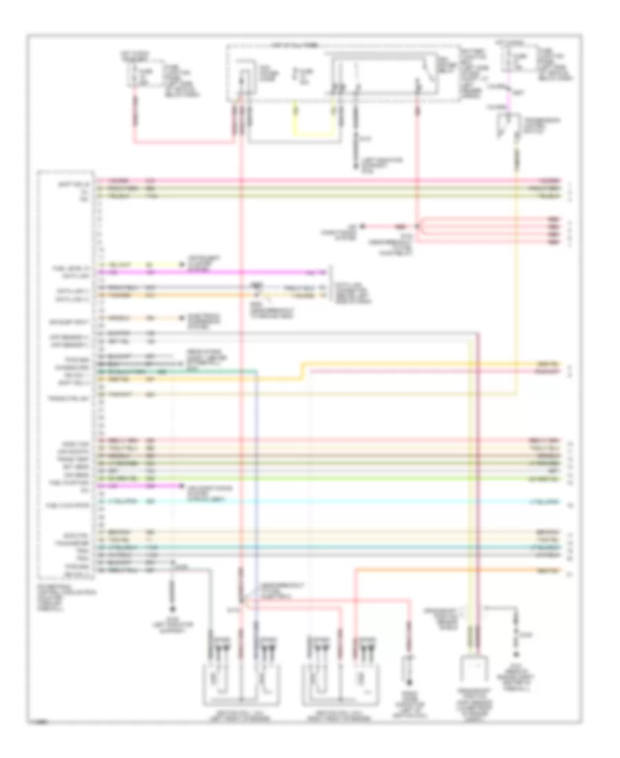 5.0L, Engine Performance Wiring Diagrams (1 of 4) for Ford Explorer 2000