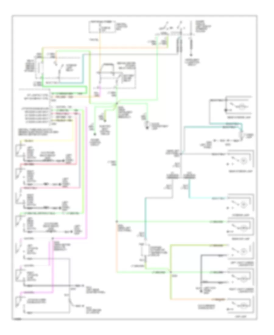 Courtesy Lamps Wiring Diagram for Ford Explorer 2000