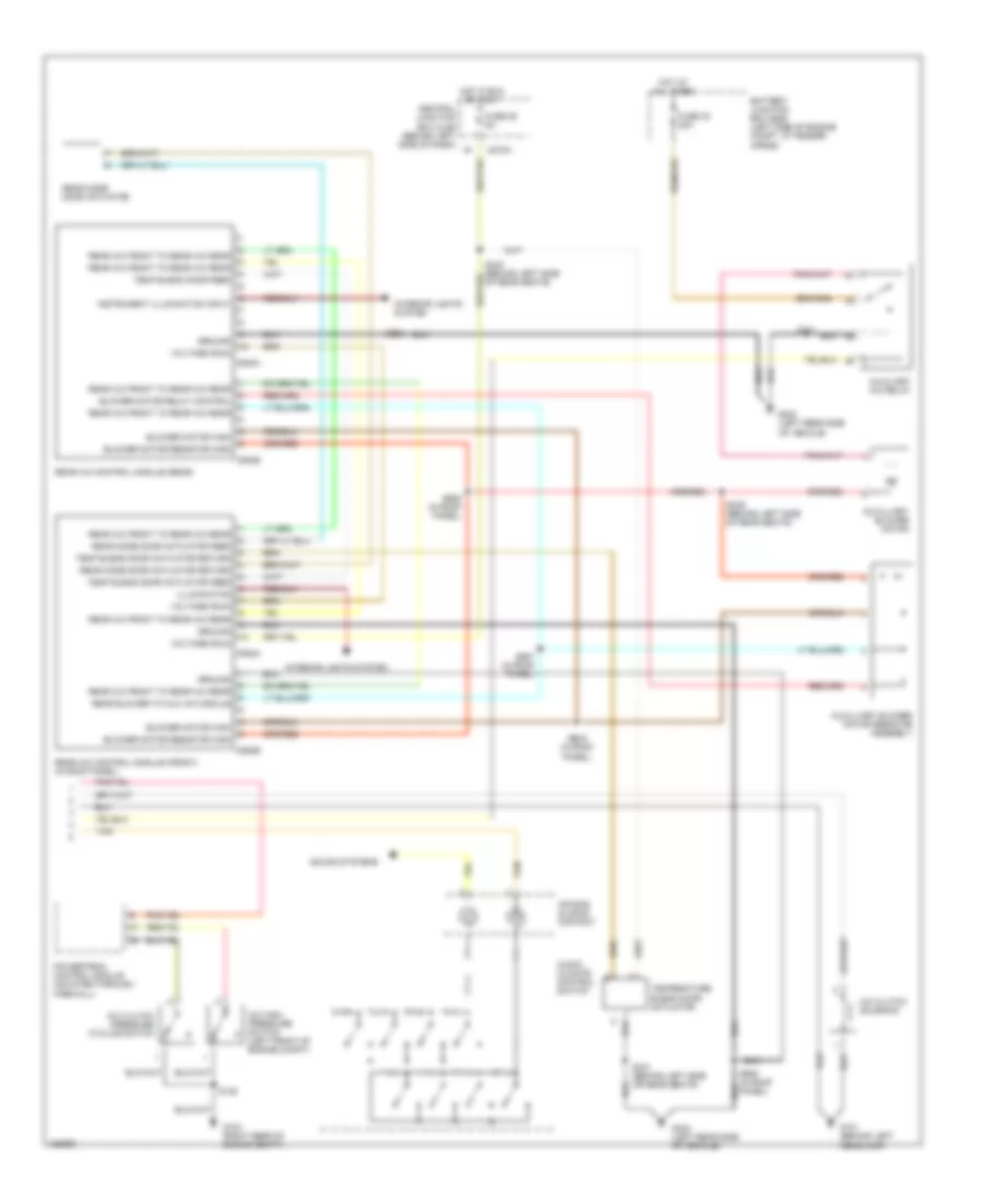 Automatic AC Wiring Diagram, Early Production (2 of 2) for Ford Explorer 2002