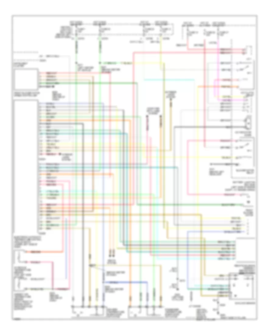 Automatic A C Wiring Diagram Late Production 1 of 2 for Ford Explorer 2002