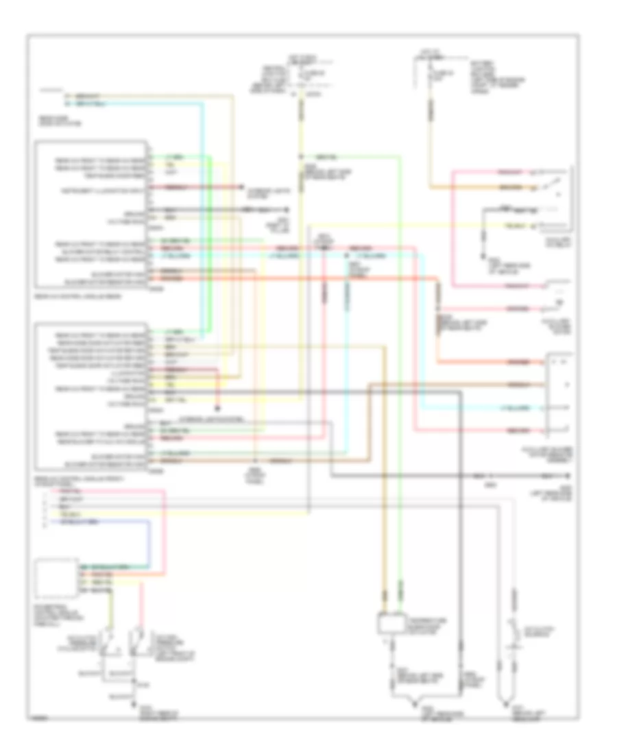 Automatic A C Wiring Diagram Late Production 2 of 2 for Ford Explorer 2002