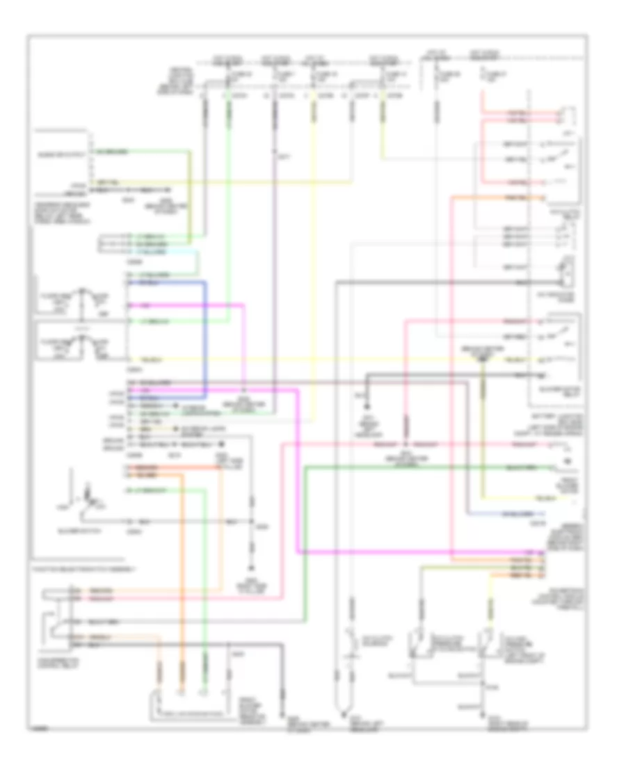 Manual A C Wiring Diagram Early Production 1 of 2 for Ford Explorer 2002