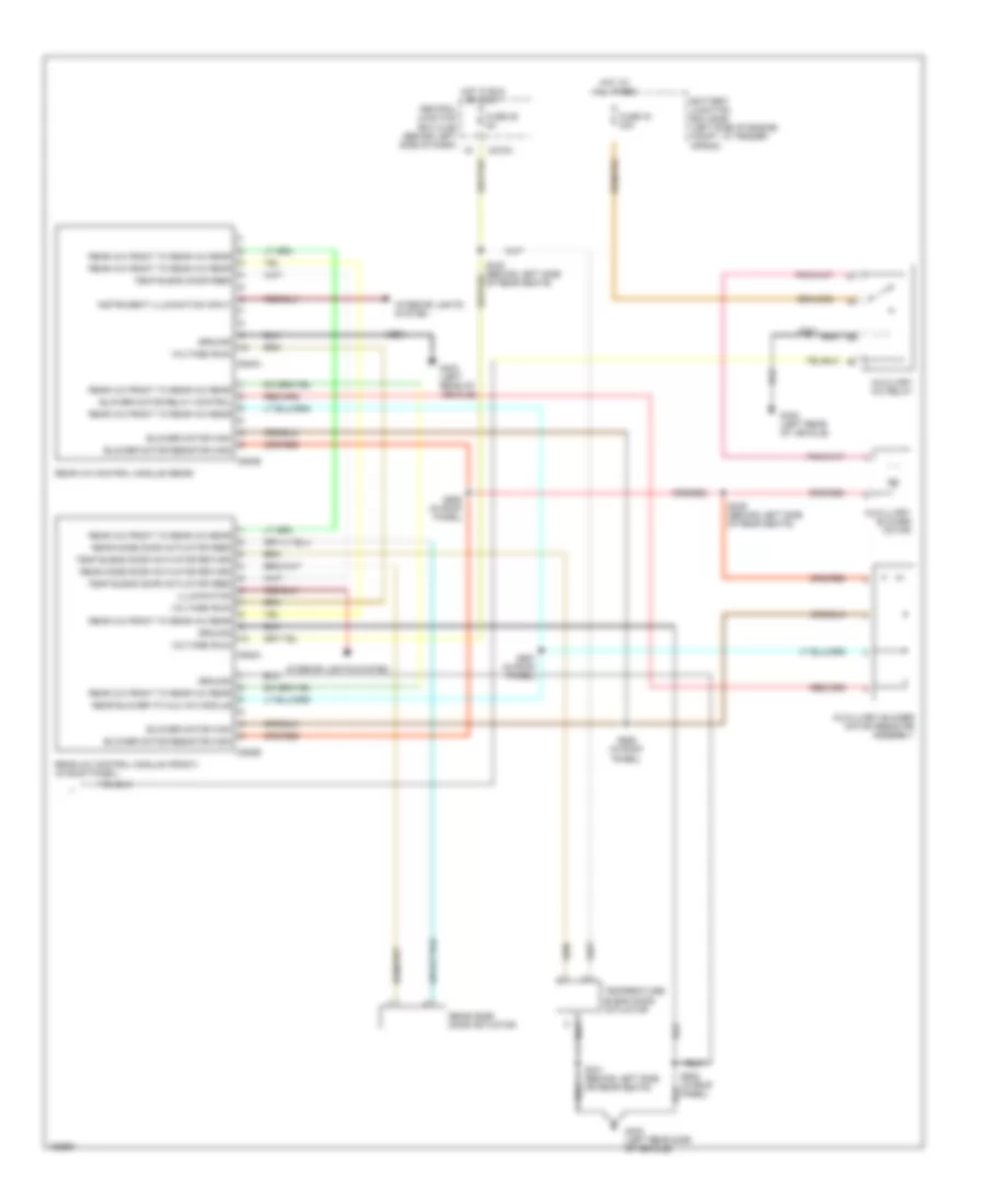 Manual AC Wiring Diagram, Early Production (2 of 2) for Ford Explorer 2002