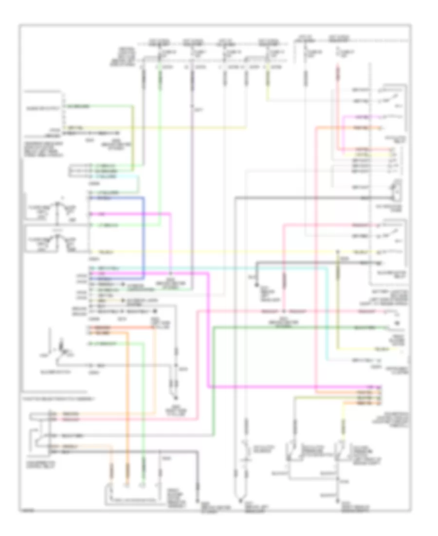 Manual AC Wiring Diagram, Late Production (1 of 2) for Ford Explorer 2002