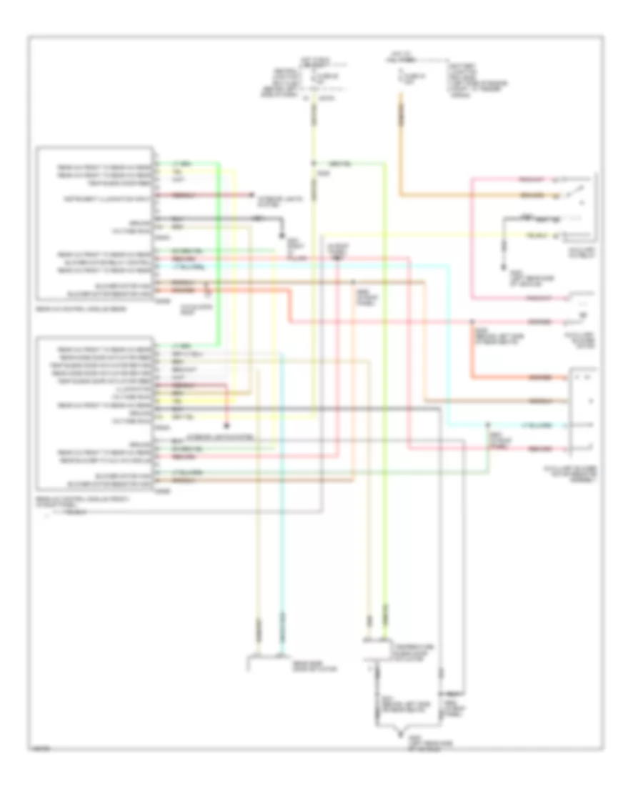 Manual A C Wiring Diagram Late Production 2 of 2 for Ford Explorer 2002