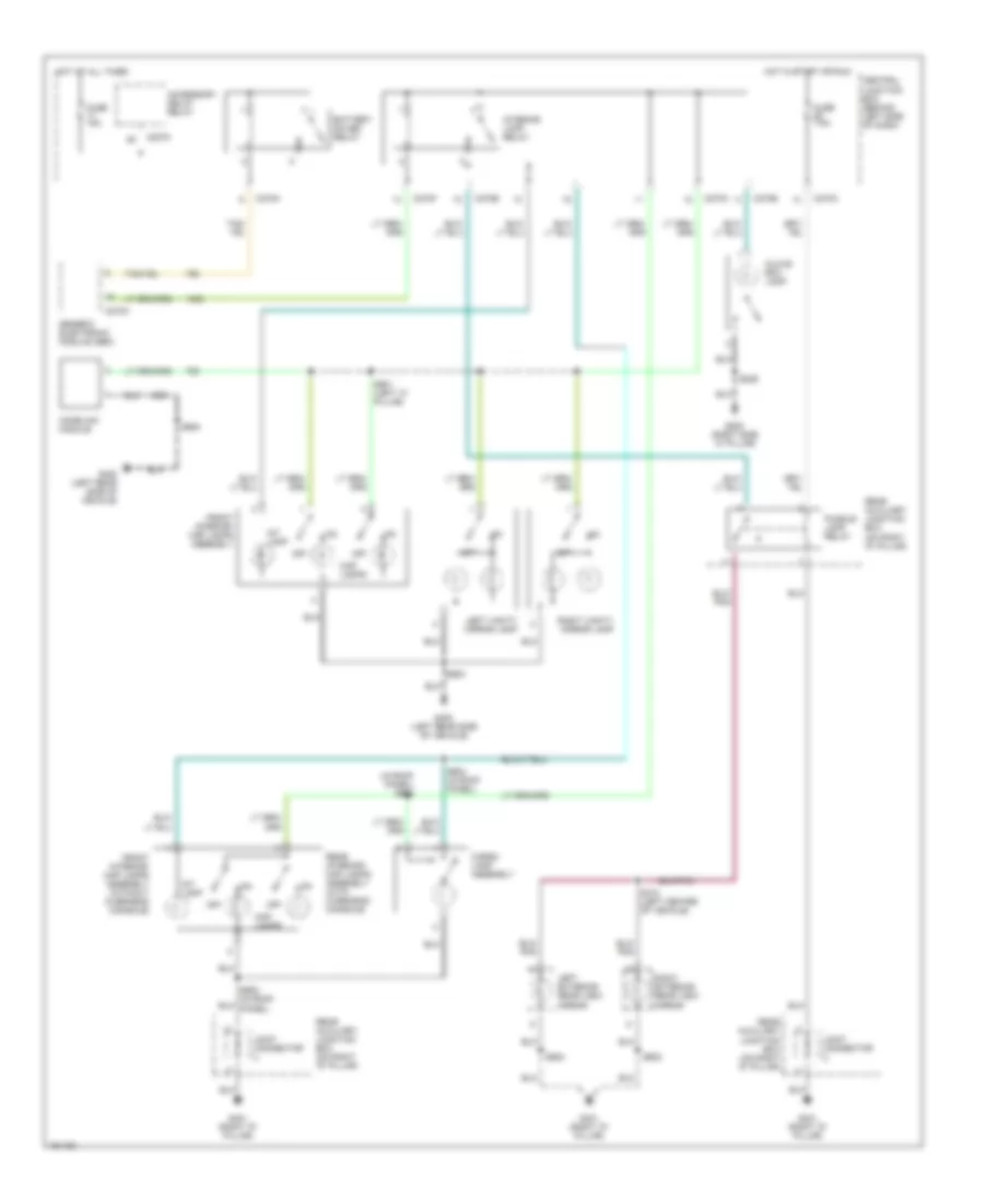 Courtesy Lamps Wiring Diagram Early Production for Ford Explorer 2002