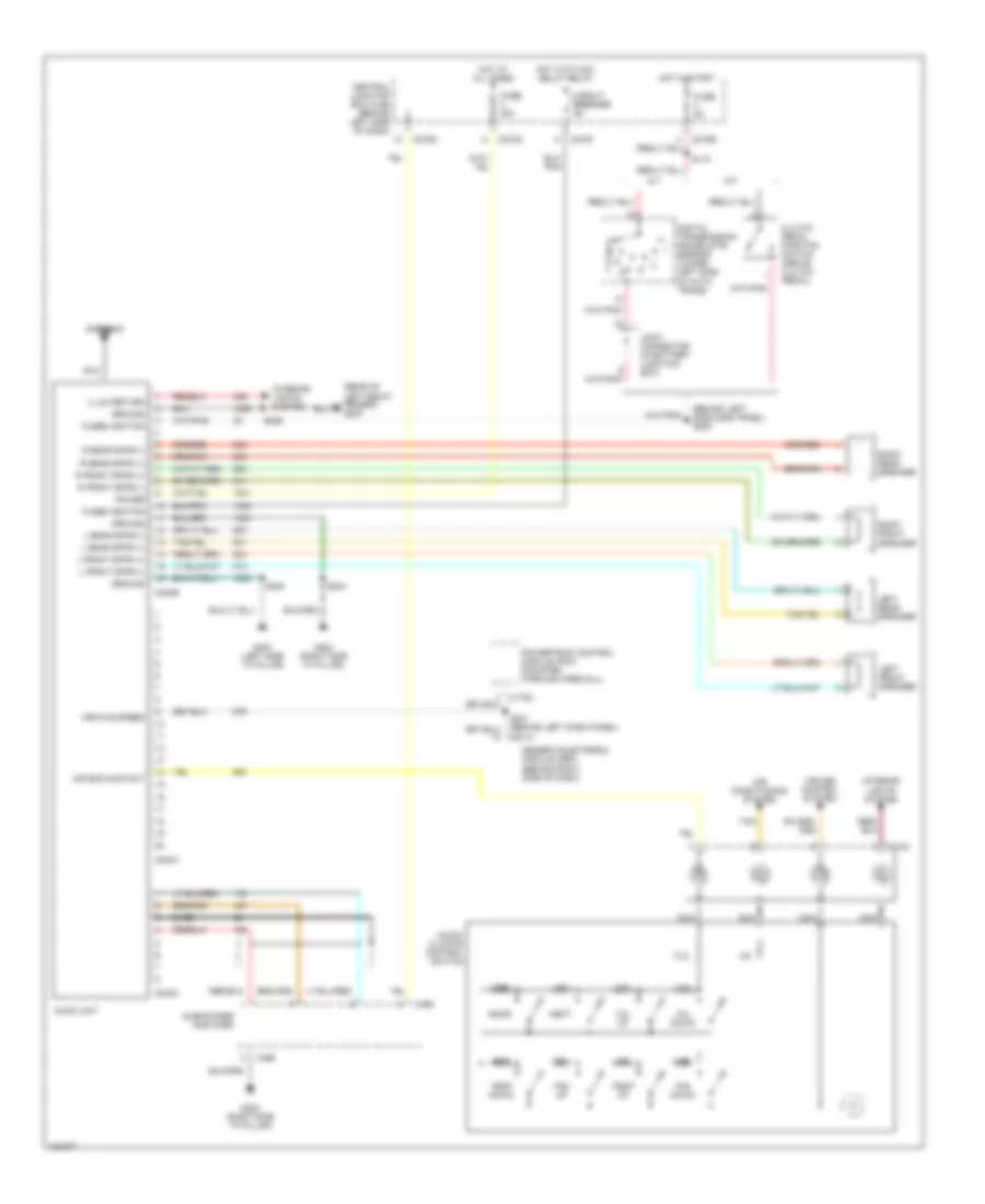 Premium Sound Radio Wiring Diagram, Early Production for Ford Explorer 2002