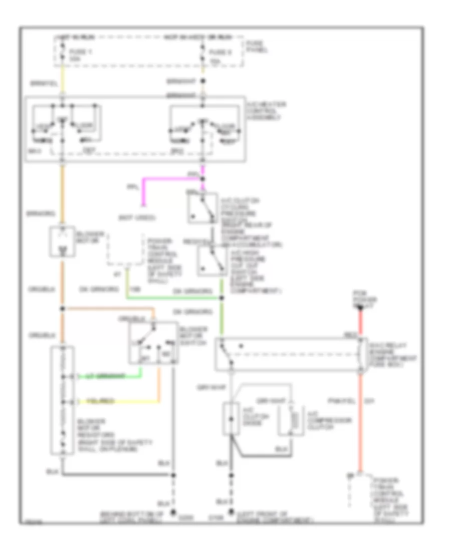 4 9L A C Wiring Diagram for Ford Pickup F150 1996