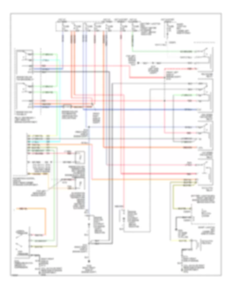 Manual A C Wiring Diagram 2 of 2 for Ford Taurus LX 2004