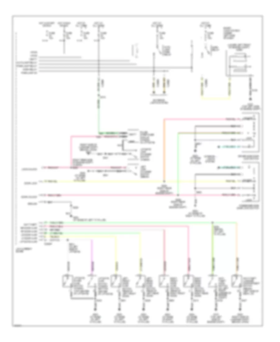 Forced Entry Wiring Diagram for Ford Taurus LX 2004