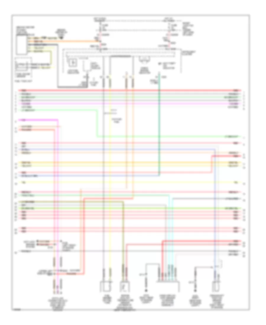 3.0L 12-Valve, Engine Performance Wiring Diagram (2 of 4) for Ford Taurus LX 2004