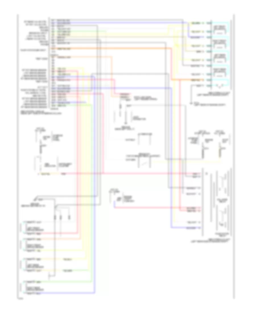 Anti-lock Brake Wiring Diagrams for Ford Probe GT 1994