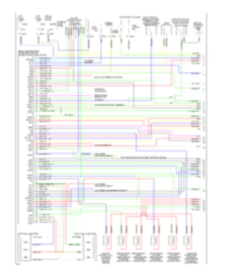 2 5L Engine Performance Wiring Diagrams 1 of 3 for Ford Probe GT 1994