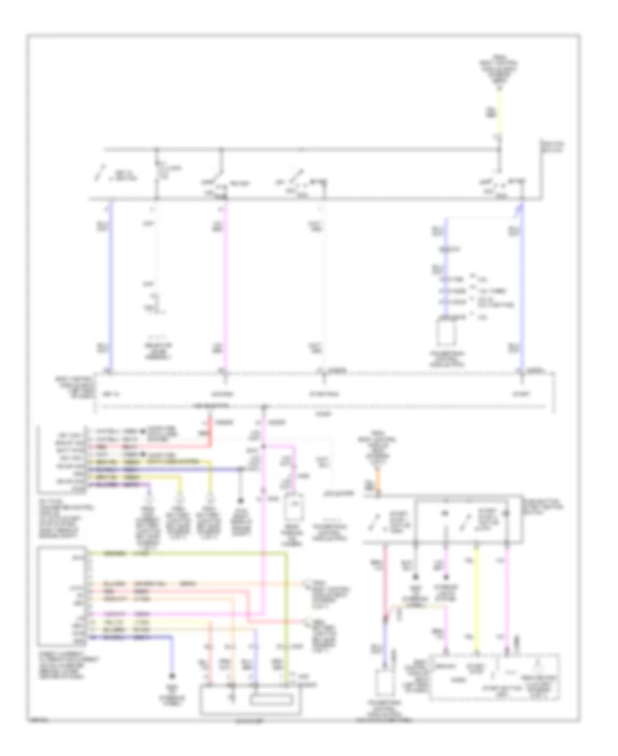 Power Distribution Wiring Diagram Except Hybrid 7 of 7 for Ford Fusion Hybrid Titanium 2013