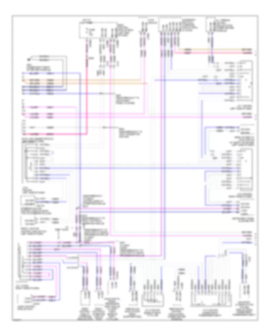 Computer Data Lines Wiring Diagram 1 of 2 for Ford Explorer 2011