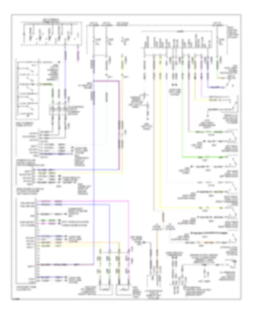 Instrument Cluster Wiring Diagram for Ford Explorer 2011