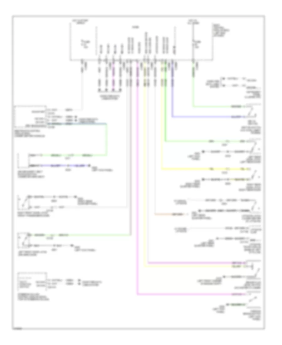Chime Wiring Diagram for Ford Explorer 2011