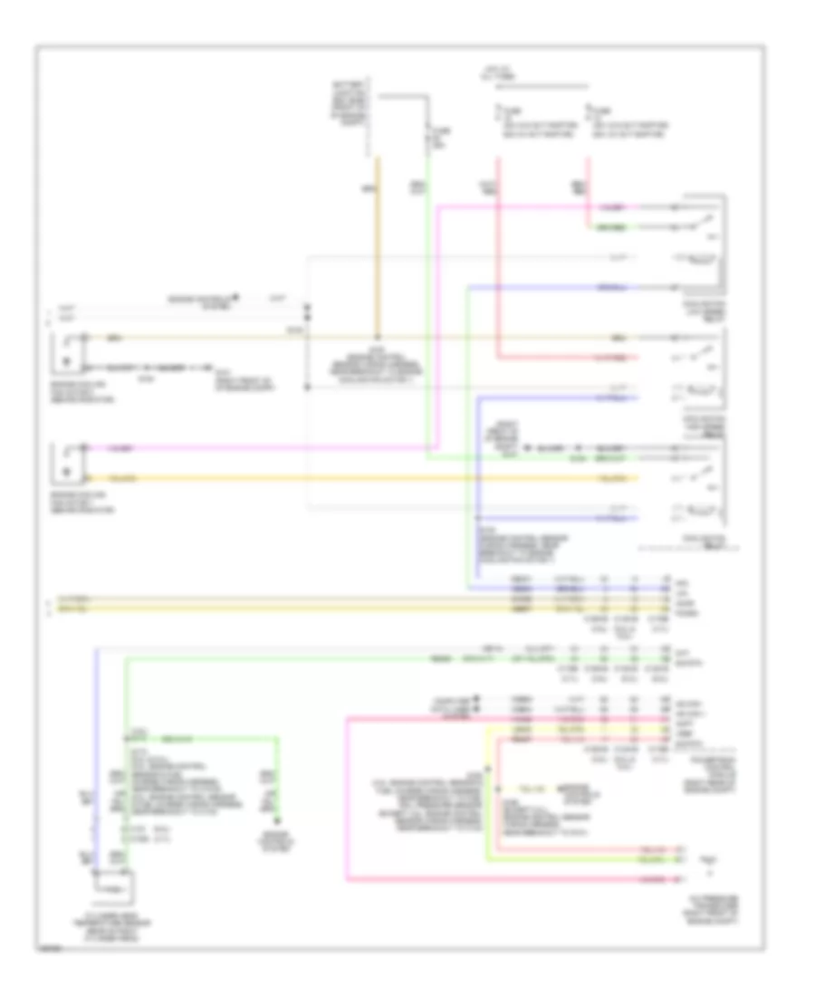 Automatic AC Wiring Diagram, with Navigation (3 of 3) for Ford Pickup F250 Super Duty 2012