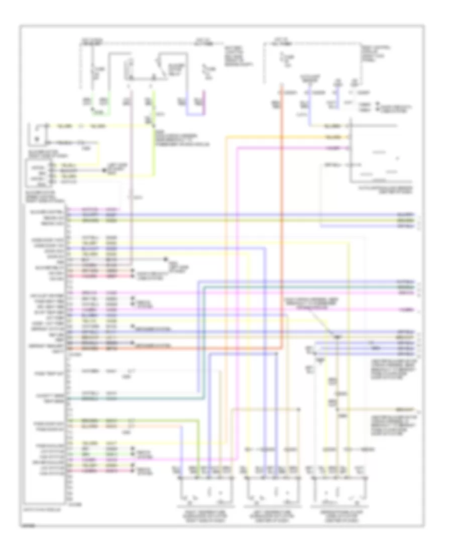 Automatic AC Wiring Diagram, without Navigation (1 of 3) for Ford Pickup F250 Super Duty 2012