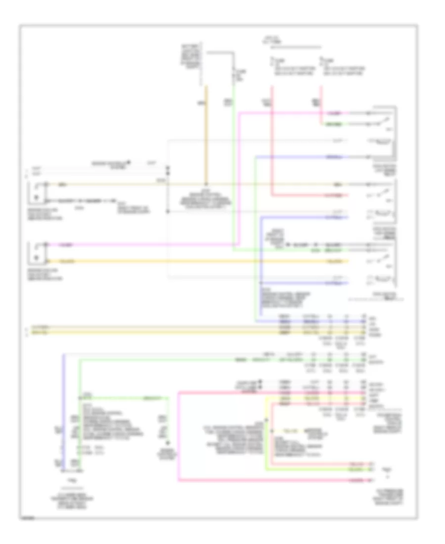 Automatic AC Wiring Diagram, without Navigation (3 of 3) for Ford Pickup F250 Super Duty 2012