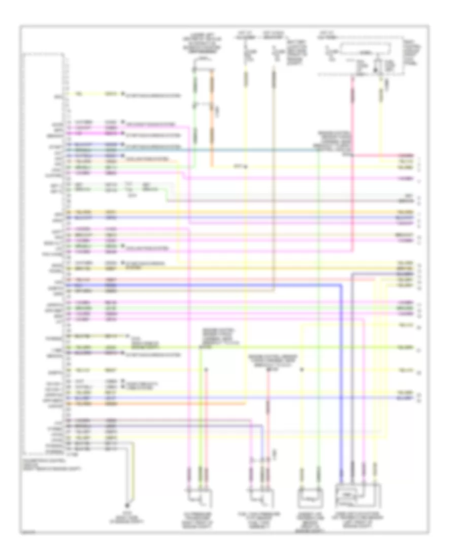3.7L Flex Fuel, Engine Performance Wiring Diagram (1 of 6) for Ford Pickup F250 Super Duty 2012