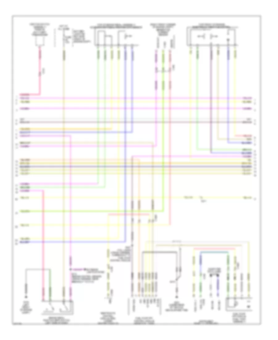 3.7L Flex Fuel, Engine Performance Wiring Diagram (2 of 6) for Ford Pickup F250 Super Duty 2012