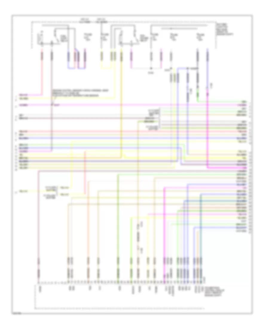 3.7L Flex Fuel, Engine Performance Wiring Diagram (3 of 6) for Ford Pickup F250 Super Duty 2012