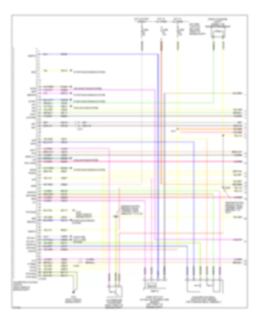5.0L Flex Fuel, Engine Performance Wiring Diagram (1 of 6) for Ford Pickup F250 Super Duty 2012